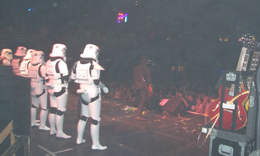 Stormtrooper on stage with MXPX 4
