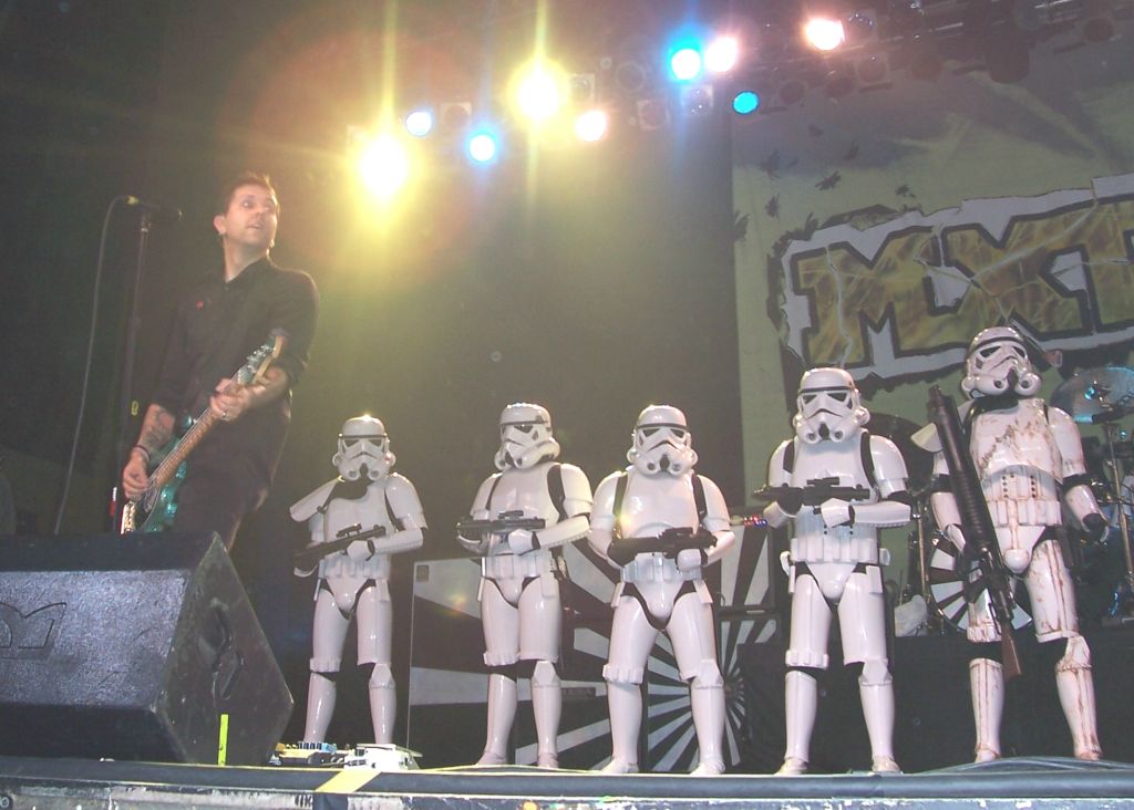 Stormtrooper on stage with MXPX 5