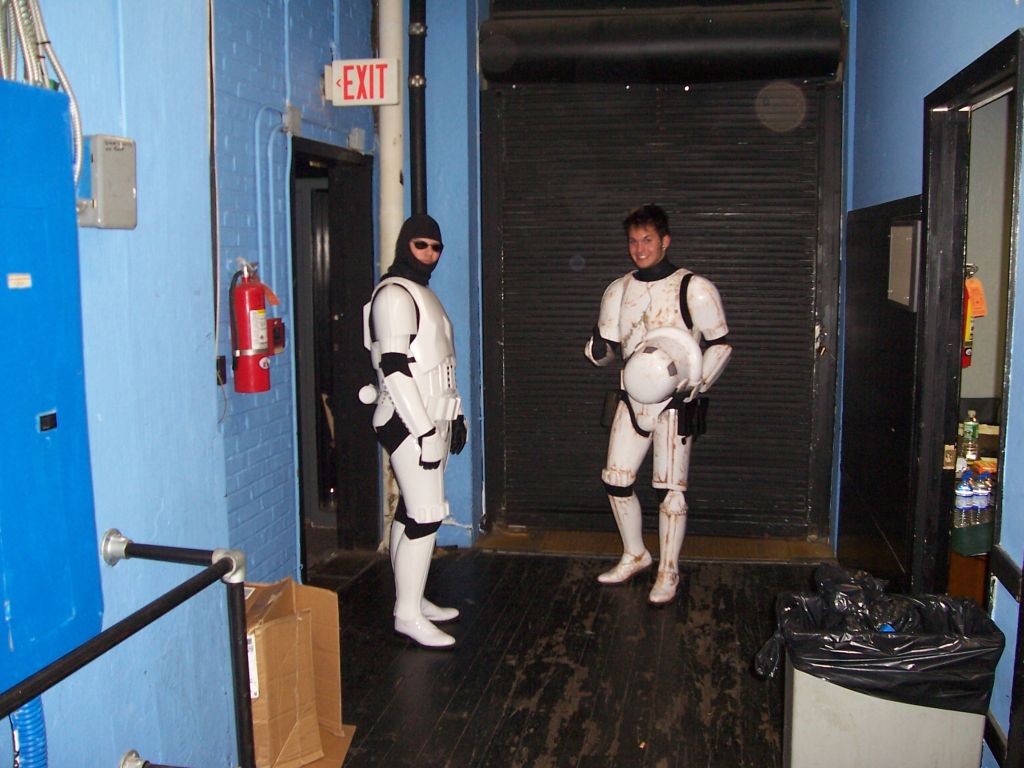 Stormtrooper on stage with MXPX 7