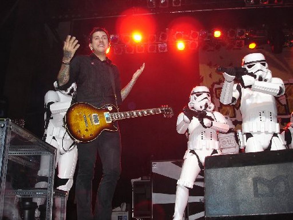Stormtrooper on stage with MXPX 1