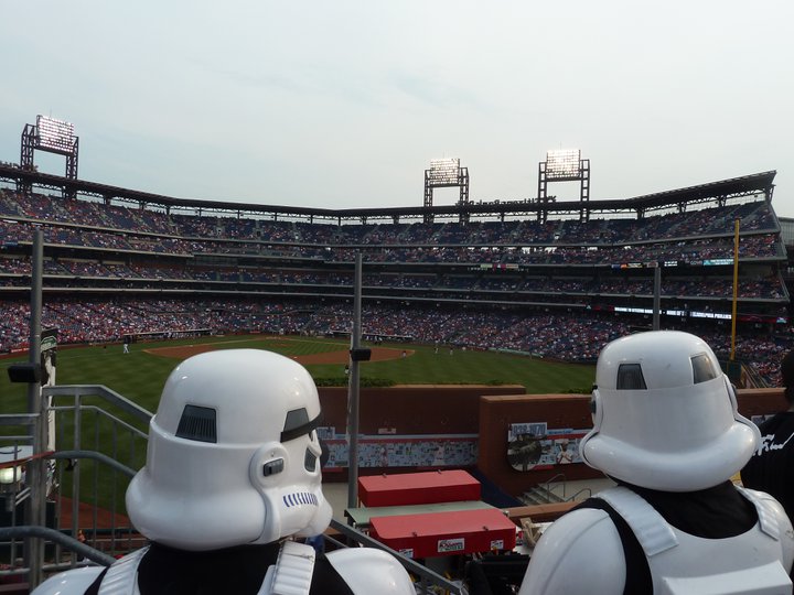 Stormtrooper Watching Game