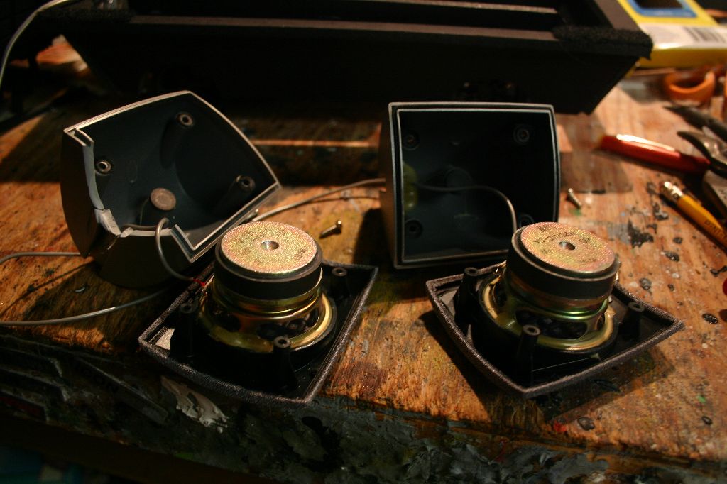 Disassembled Speakers